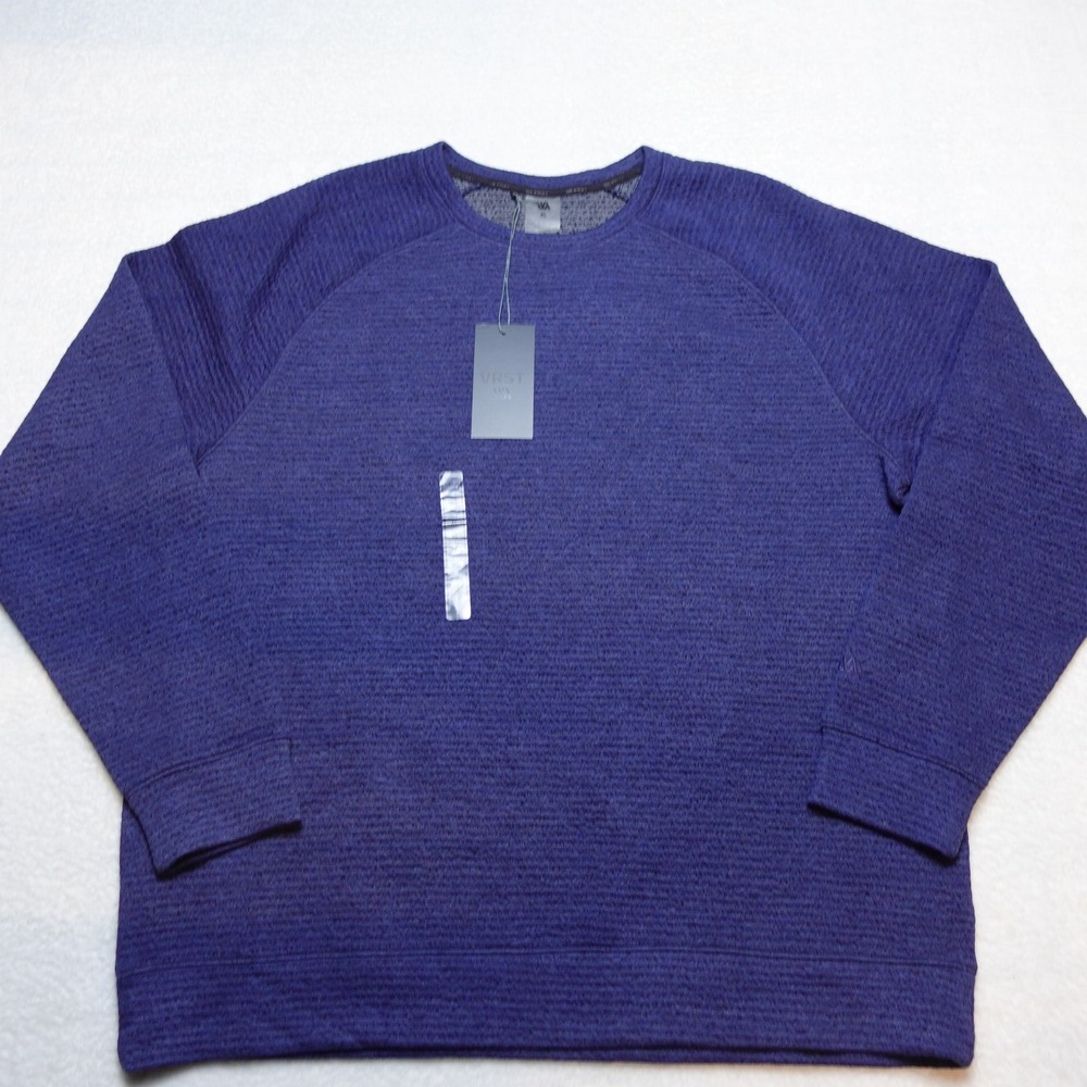 VRST Recharge Crew Sweatshirt Mens XL Dark Navy UV Protection MAX233106